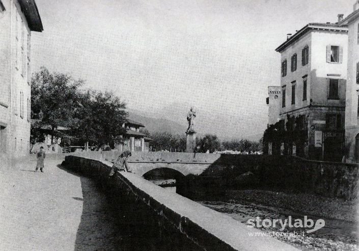 Ponte Sul Morla In Borgo Palazzo 1885