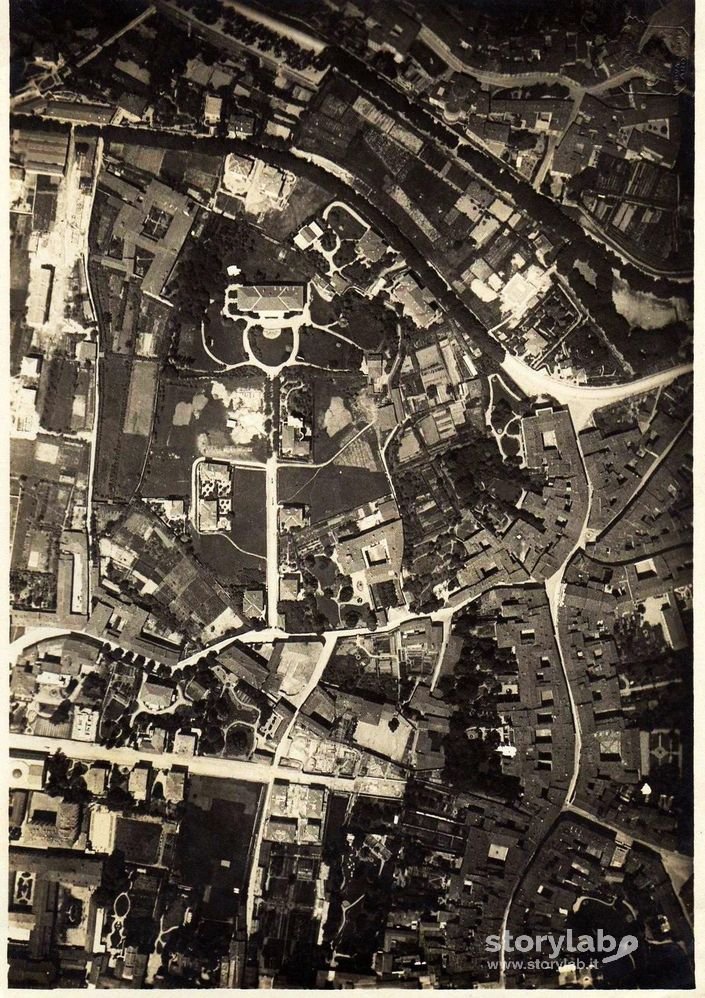 Foto Aerea 1924 Zona Villa Albini