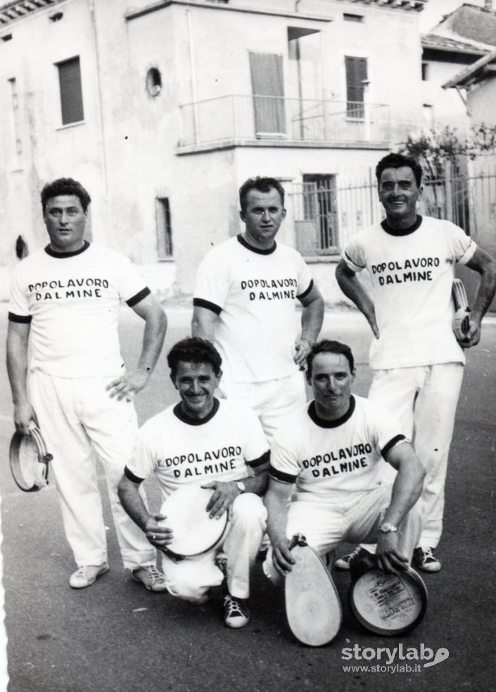 1963-Cral Dalmine - Squadra Di Tamburello