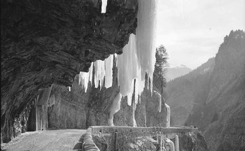 La strada scolpita in Val di Scave 