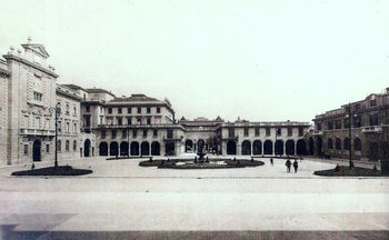 Piazza Dante, com'era e com'è