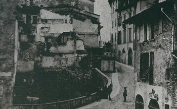 Prima del palazzo Pesenti (Italcementi) in città alta