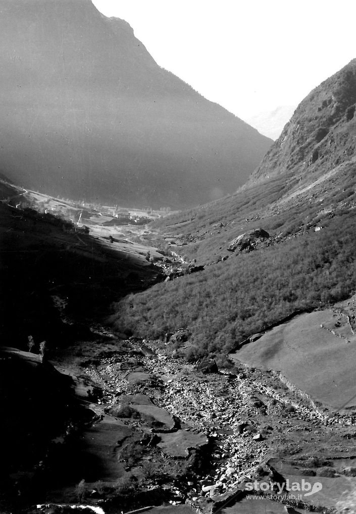 La discesa a valle, Valbondione