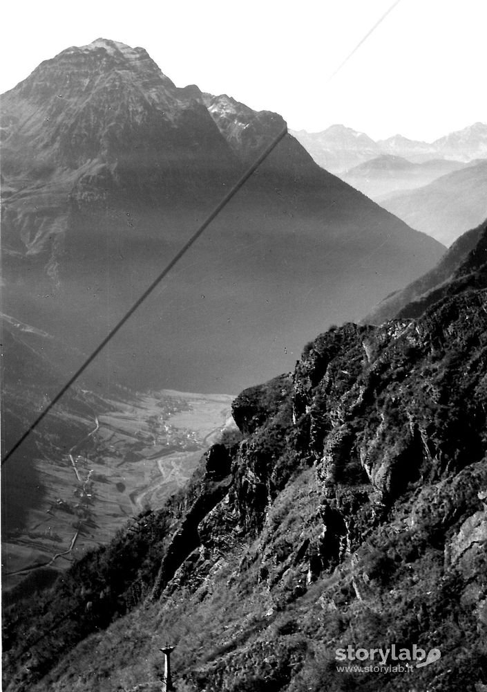 Scorcio della valle, Valbondione