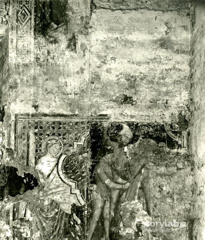 Affresco parziale, Sant'Agostino