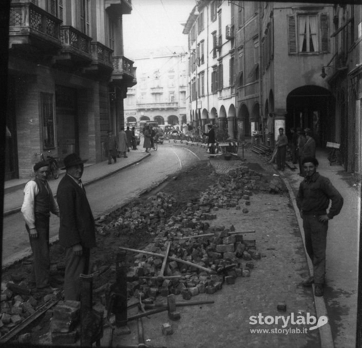 Lavori in Via Broseta