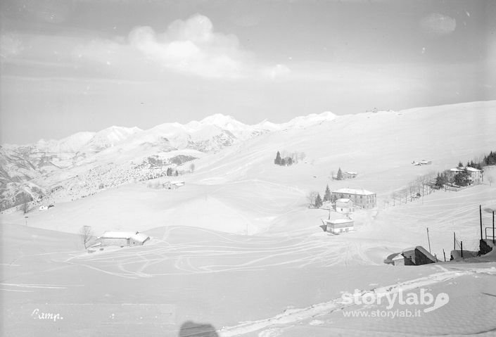 Panorama innevato, Monte Farno