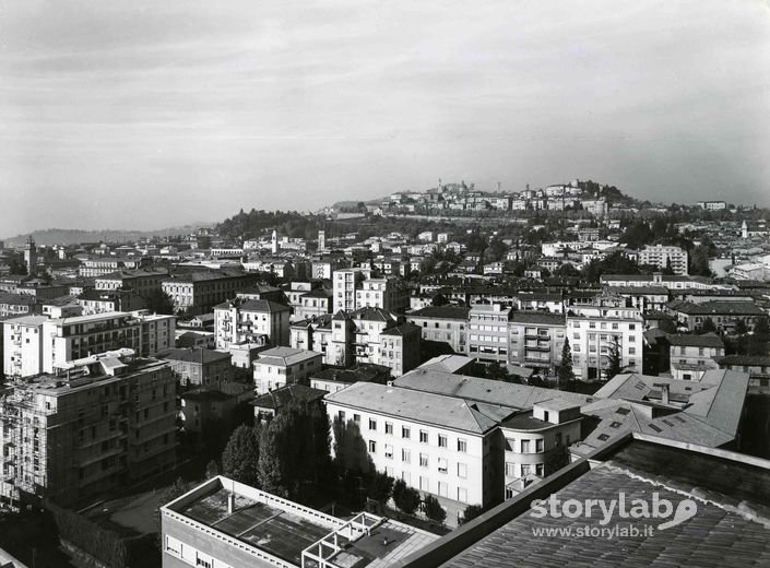 Vista sulla città di Bergamo