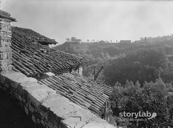 Vista sui Colli da via Castagneta