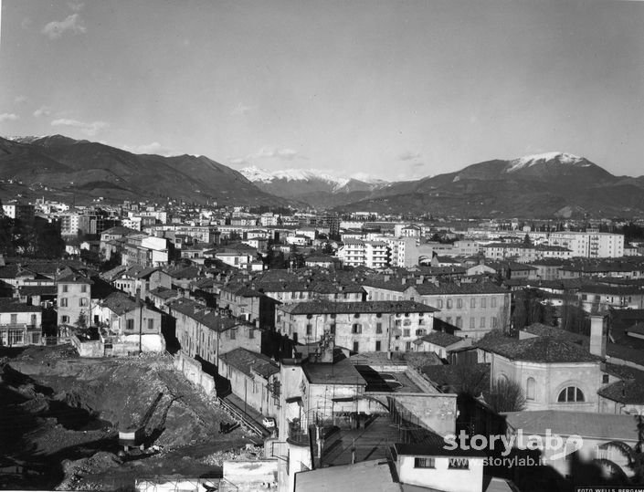 Lavori in centro a Bergamo