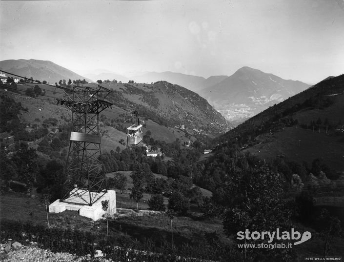 Traliccio della funivia Albino-Selvino