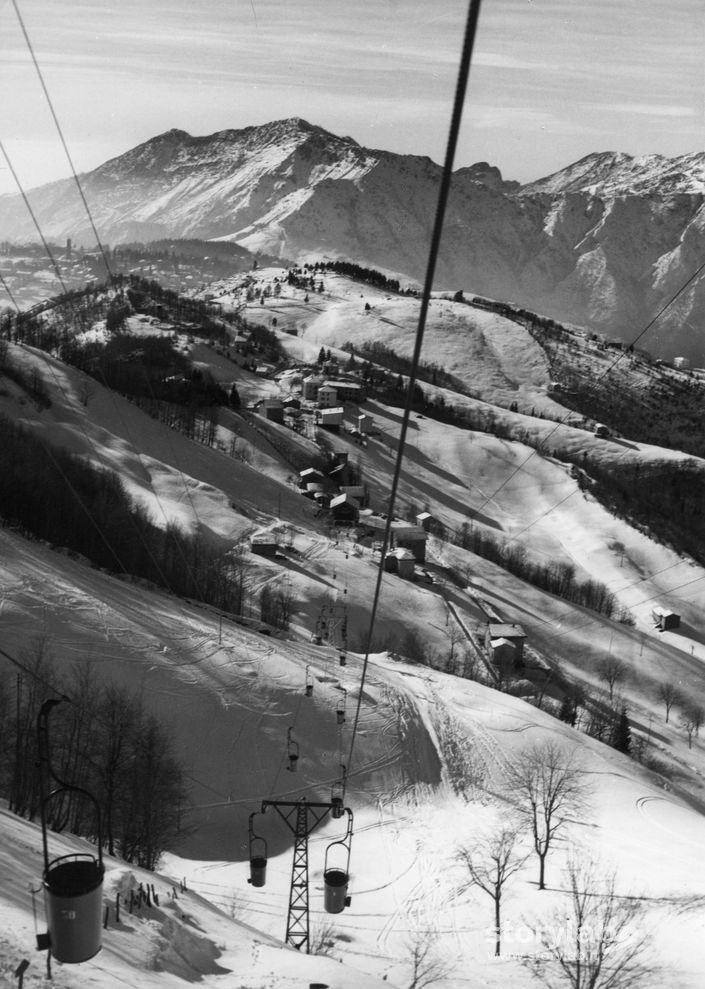 Vista dalla bidonvia