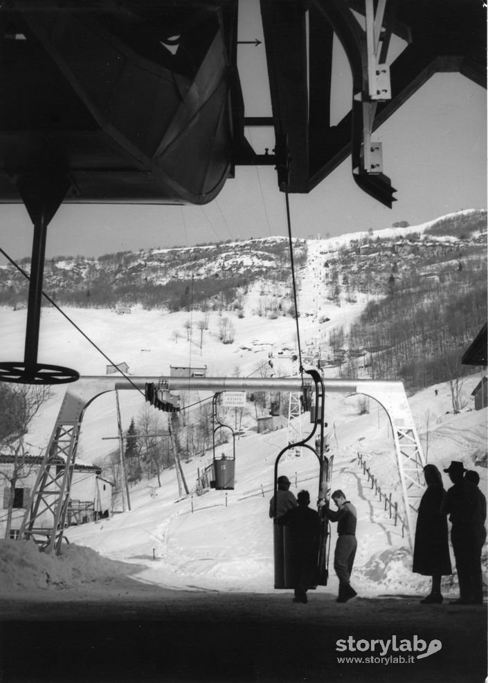 Partenza dalla bidonvia del Monte Poieto