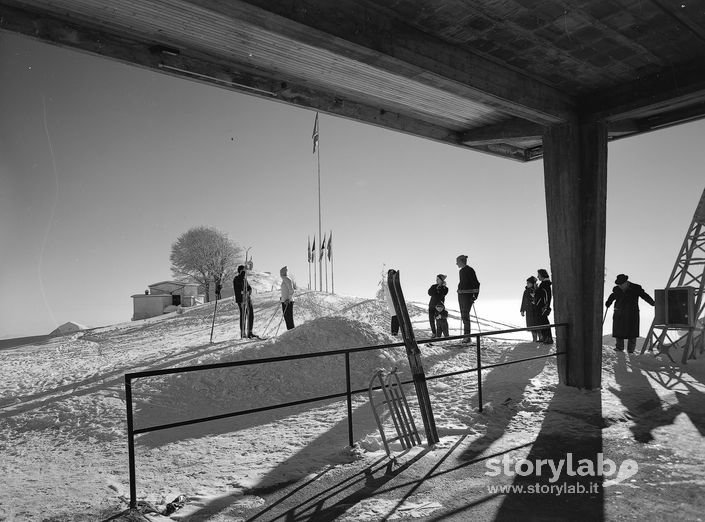 Stazione della bidonvia sul Monte Poieto