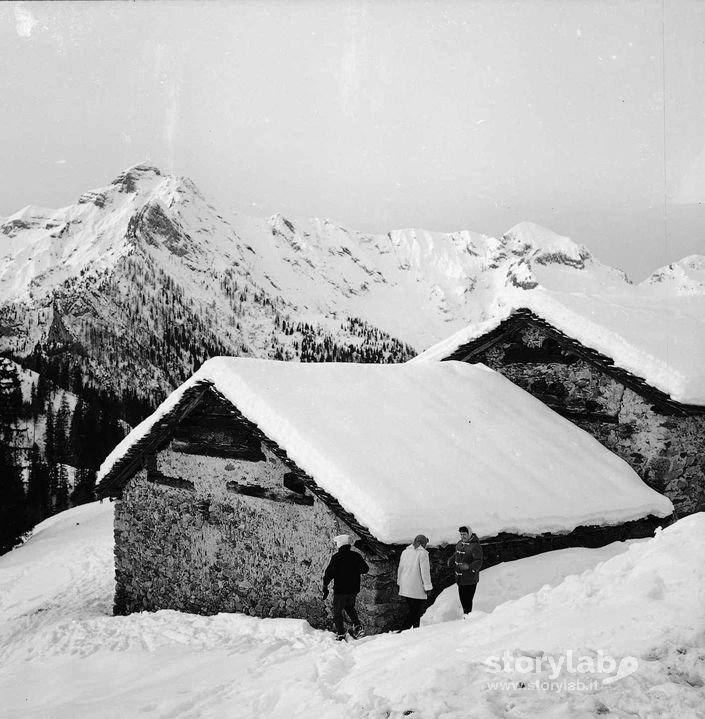 Escursionisti al rifugio