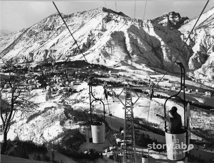 Bidonvia sul Monte Poieto