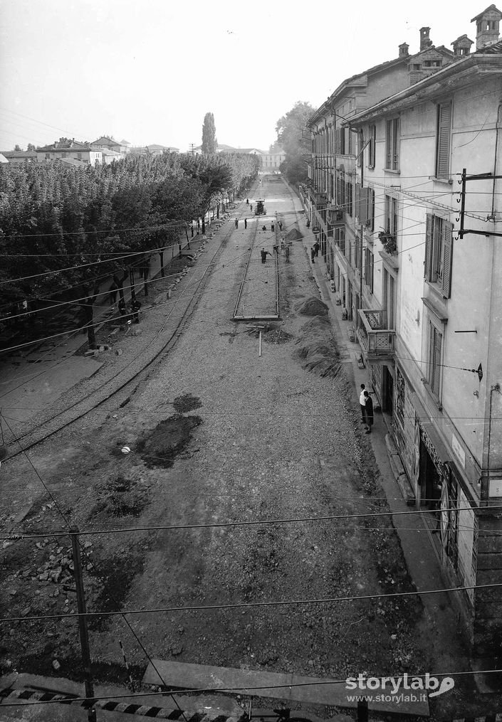 Lavori in Via Cesare Battisti