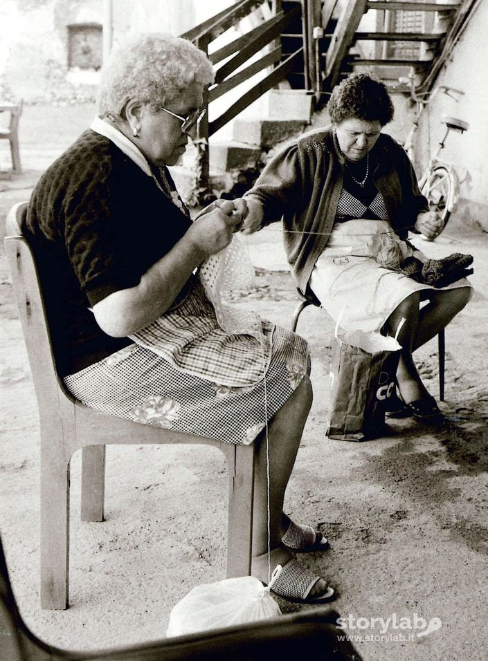 Lavoro A Maglia E Uncinetto Nel Foddét Malpaga