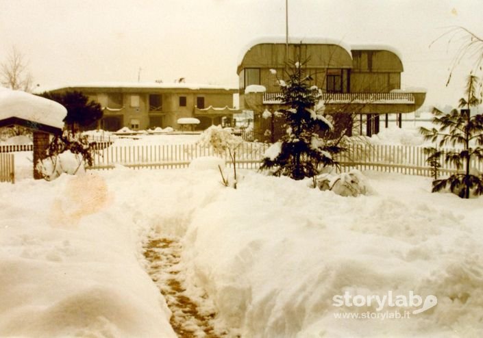 Nevicata Del 1985 A Cavernago