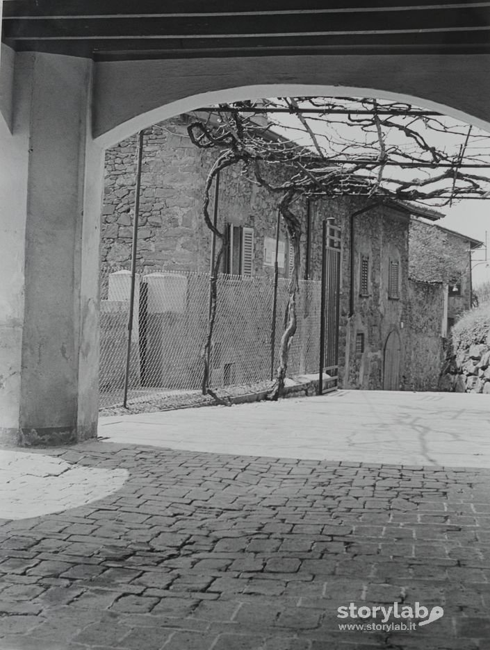 Veduta Della Strada Che Porta Alla Parrocchiale Di San Michele Arc.