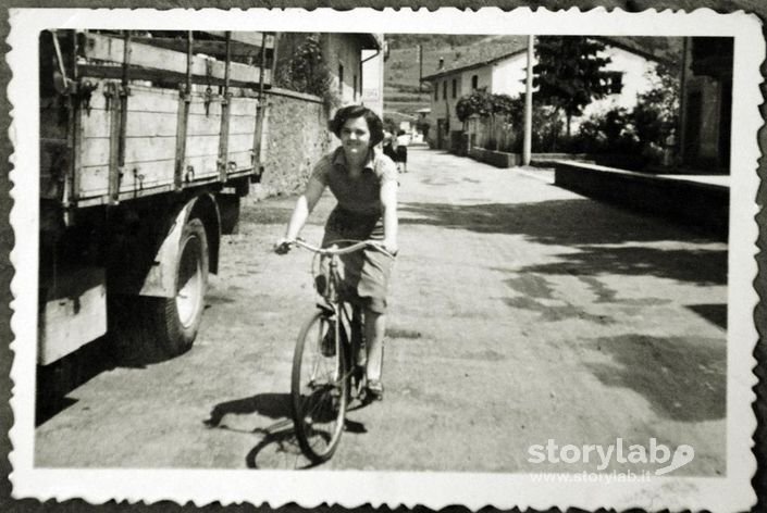 Passeggiando in bicicletta