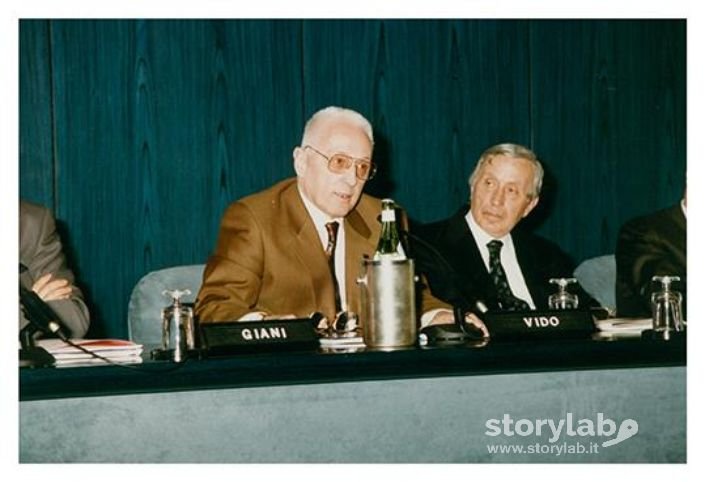 Gianni Radici Alla Conferenza Di Presentazione Del Campionato Italiano Allievi E Criterium Disputati Nel 1994 Agli Spiazzi Di Gromo