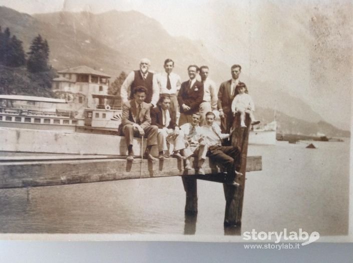 Lovere 1930. Sul pontile