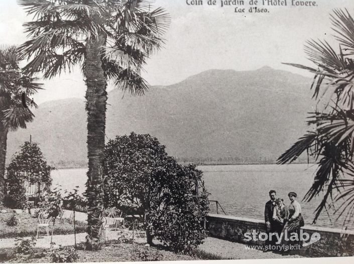 Lovere. Giardino dell'Hotel Lovere. Data sconosciuta