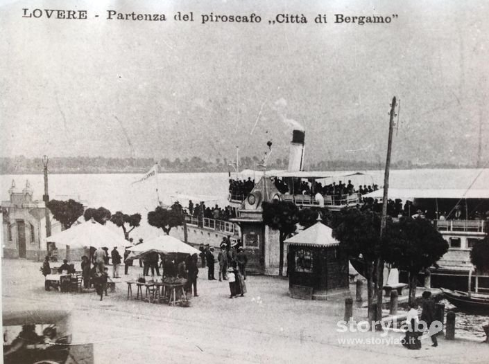 Lovere. Il piroscafo. Data sconosCiuta