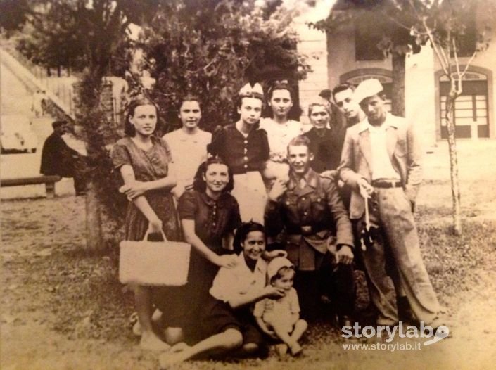 Foto di gruppo. Lovere 1944