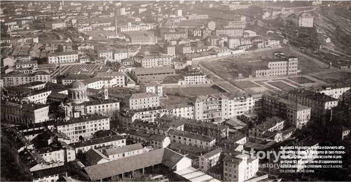 Foto Aerea Bergamo 1924