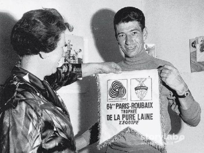 Felice Gimondi Con La Mamma Angela