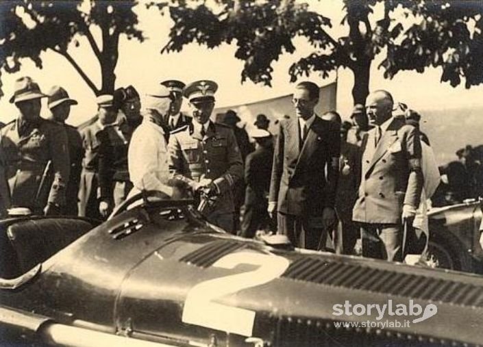 Nuvolari vincitore sul circuito delle mura