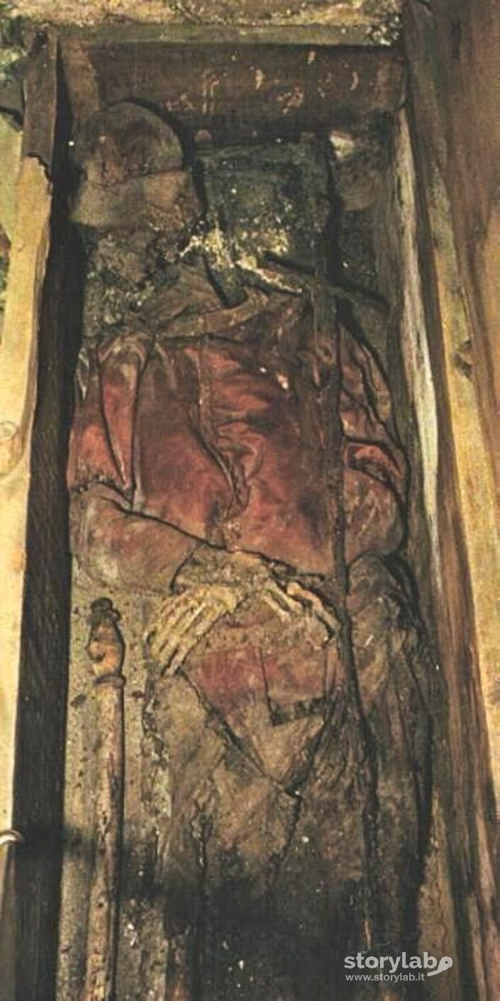 Bartolomeo Colleoni all'apertura del suo sarcofago