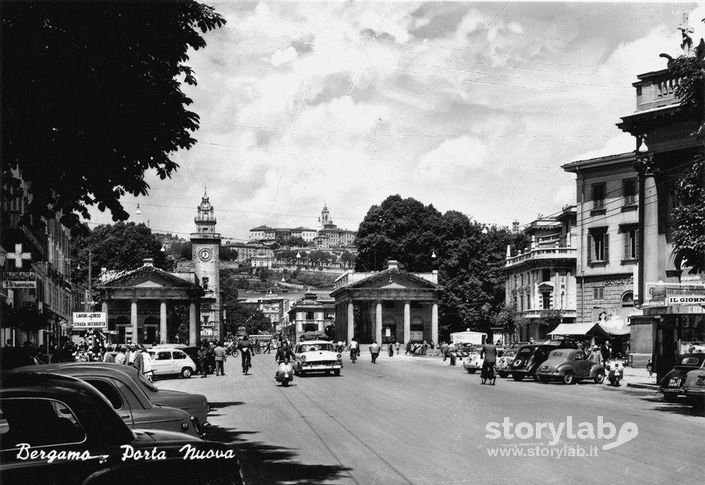 Bergamo - Porta Nuova Fine Anni 50