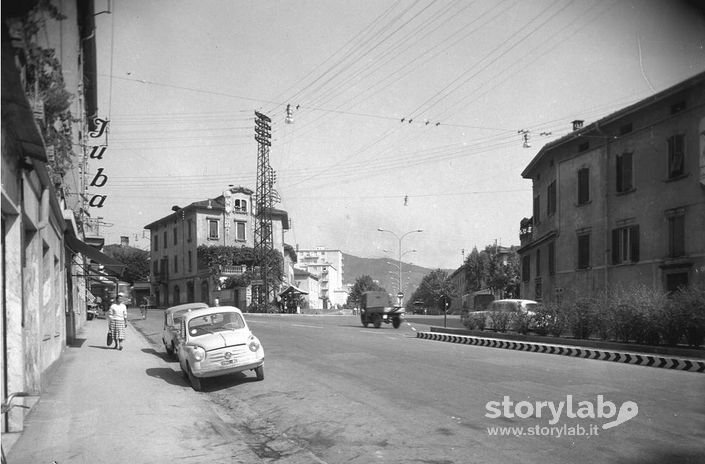 Piazzale Oberdan - Bergamo anni 50/60