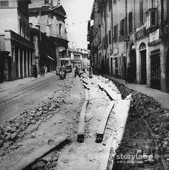 Bergamo - Borgo Santa Caterina, anni 50