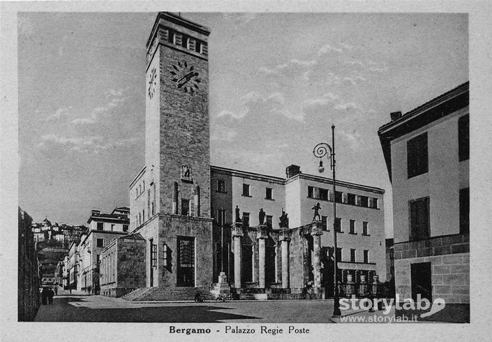 Bergamo - Palazzo Delle Poste Anni 40