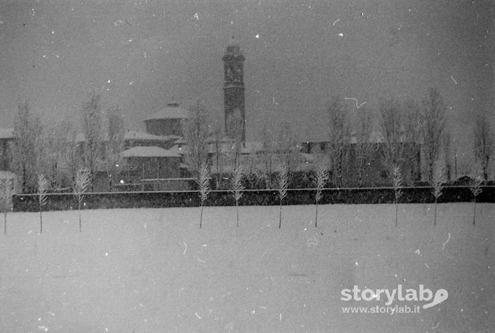 Bergamo - Loreto nevicata dell'inverno 1965