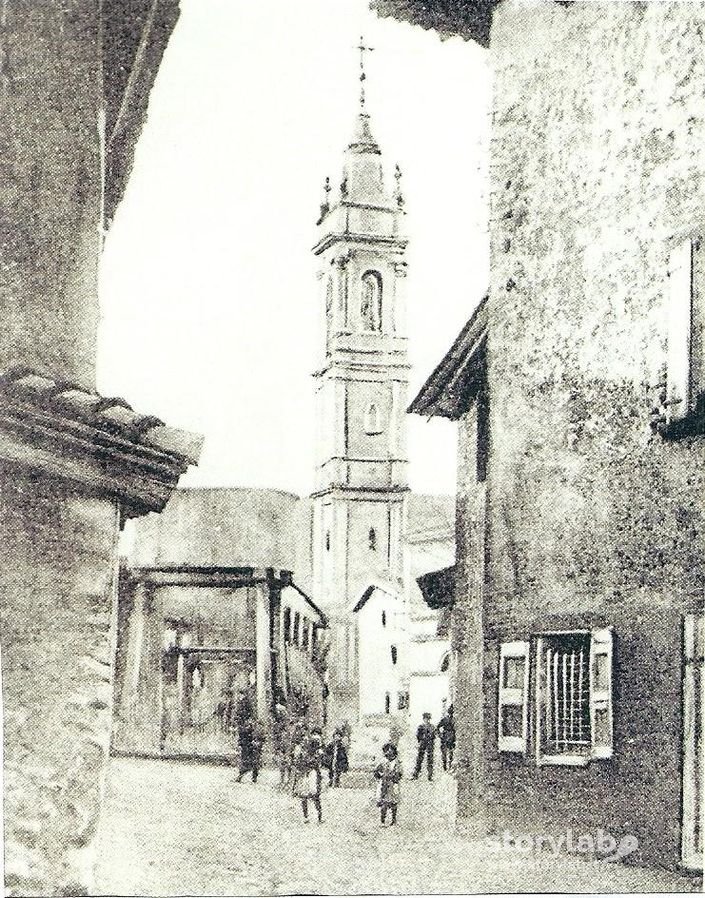 Via Del Pozzo Osio Sopra Inizio Novecento