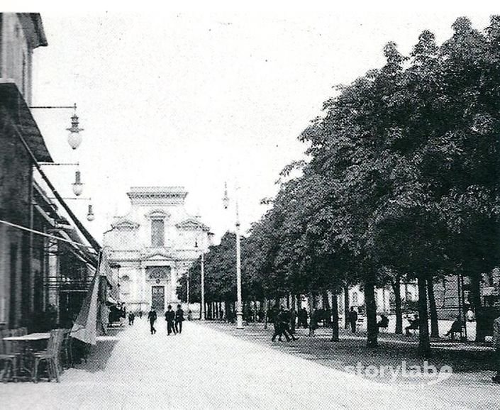 Sentierone E Chiesa S.Bartolomeo Nel 1914 Circa