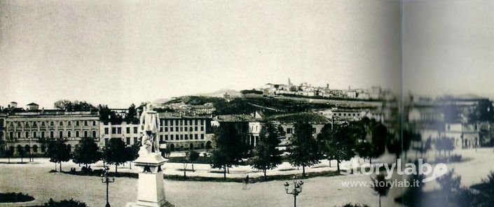Veduta Dal Palazzo Delle Preture Nel 1886