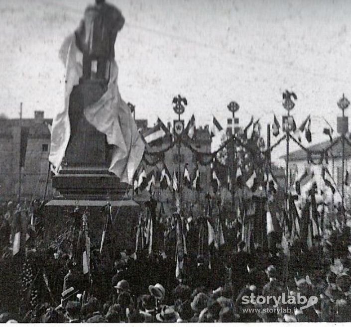 Inaugurazione Monumento Garibaldi 1922 Alla Rotonda Dei Mille