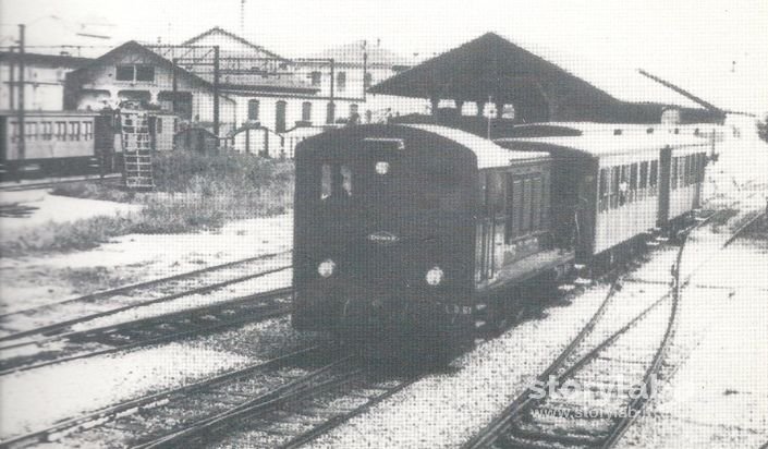 Stazione Di Bergamo Con La Fvb 