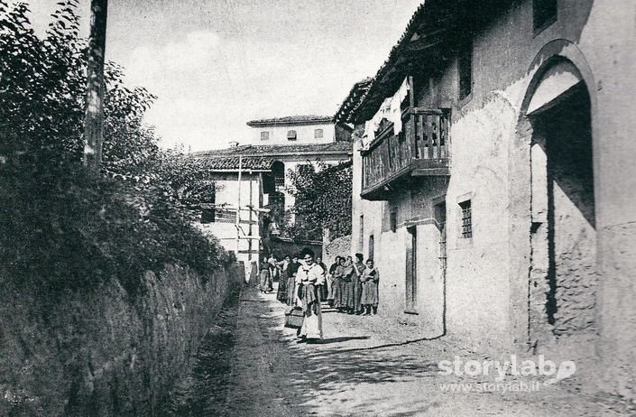 Via Mascheroni,Attuale Via Grismondi A Redona 1911
