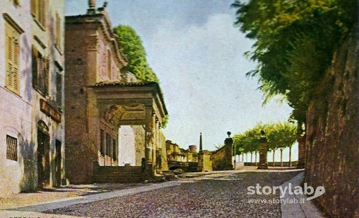 Chiesa  Madonna Del Giglio A Colori 1905