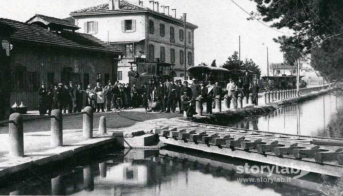 Tramvia Bergamo-Soncino(Fermata Di Romano) 1911