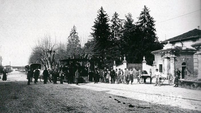 Tramvia Bergamo-Soncino(Fermata Di Martinengo) 1911