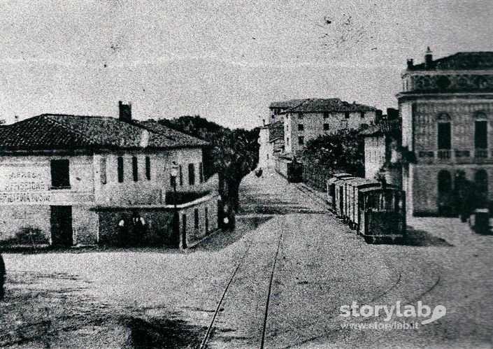 Tram Bergamo-Treviglio-Lodi A Treviglio Inizio 900