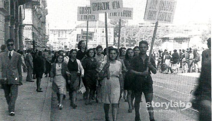 Manifestazione Lavoratori Estate 1945